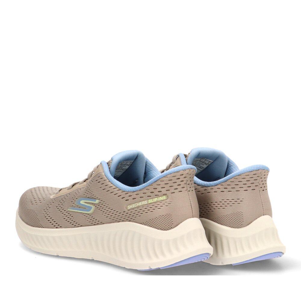 Deportivas Casual Mujer Suela Plana - Modelo 125643 Taupe 4/6