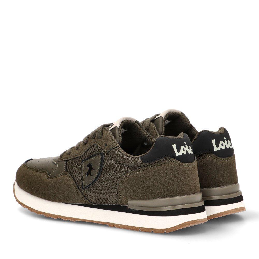 Deportivas Casual Hombre Suela Plana - Modelo 64480 Kakhi 4/6