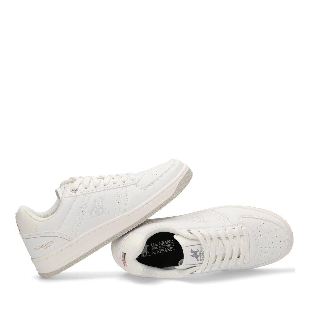 Deportivas Casual Hombre Suela Plana - Modelo Gpm524705 Blanco 5/6
