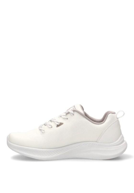 Deportivas Casual Mujer Suela Plana - Modelo 117730 Blanco 3/6