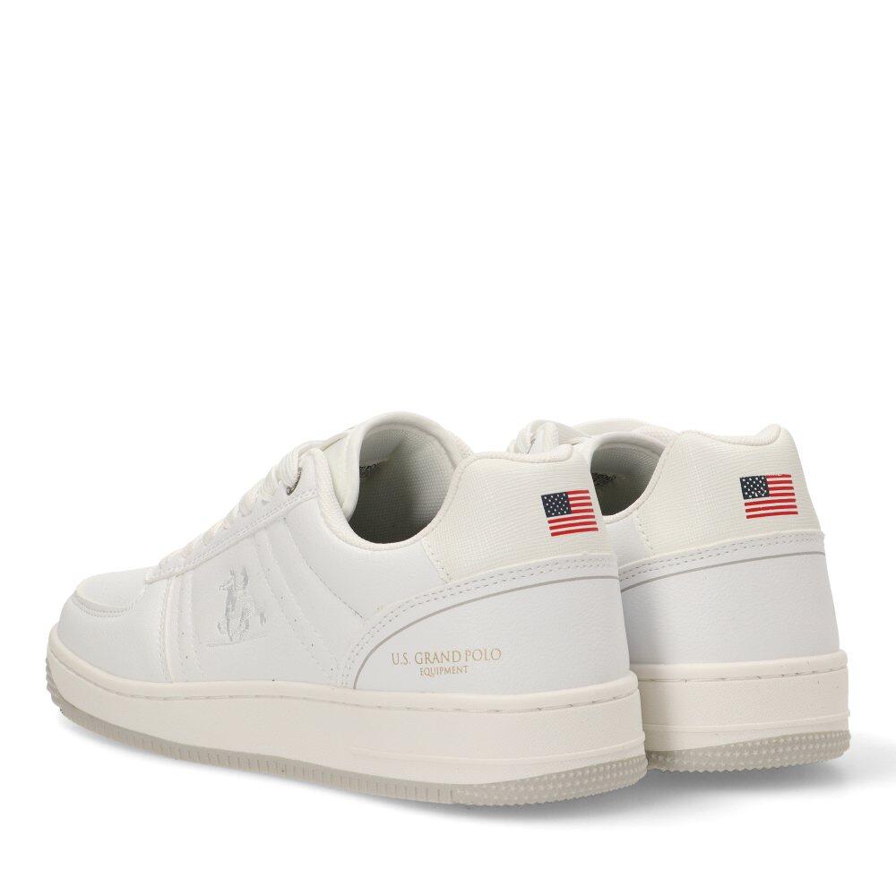 Deportivas Casual Hombre Suela Plana - Modelo Gpm524705 Blanco 4/6