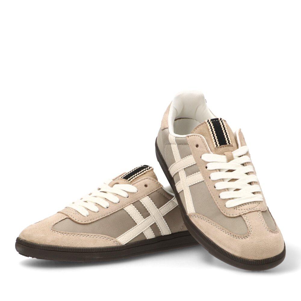 Deportivas Casual Mujer Suela Plana - Modelo M5520 Beige 5/6