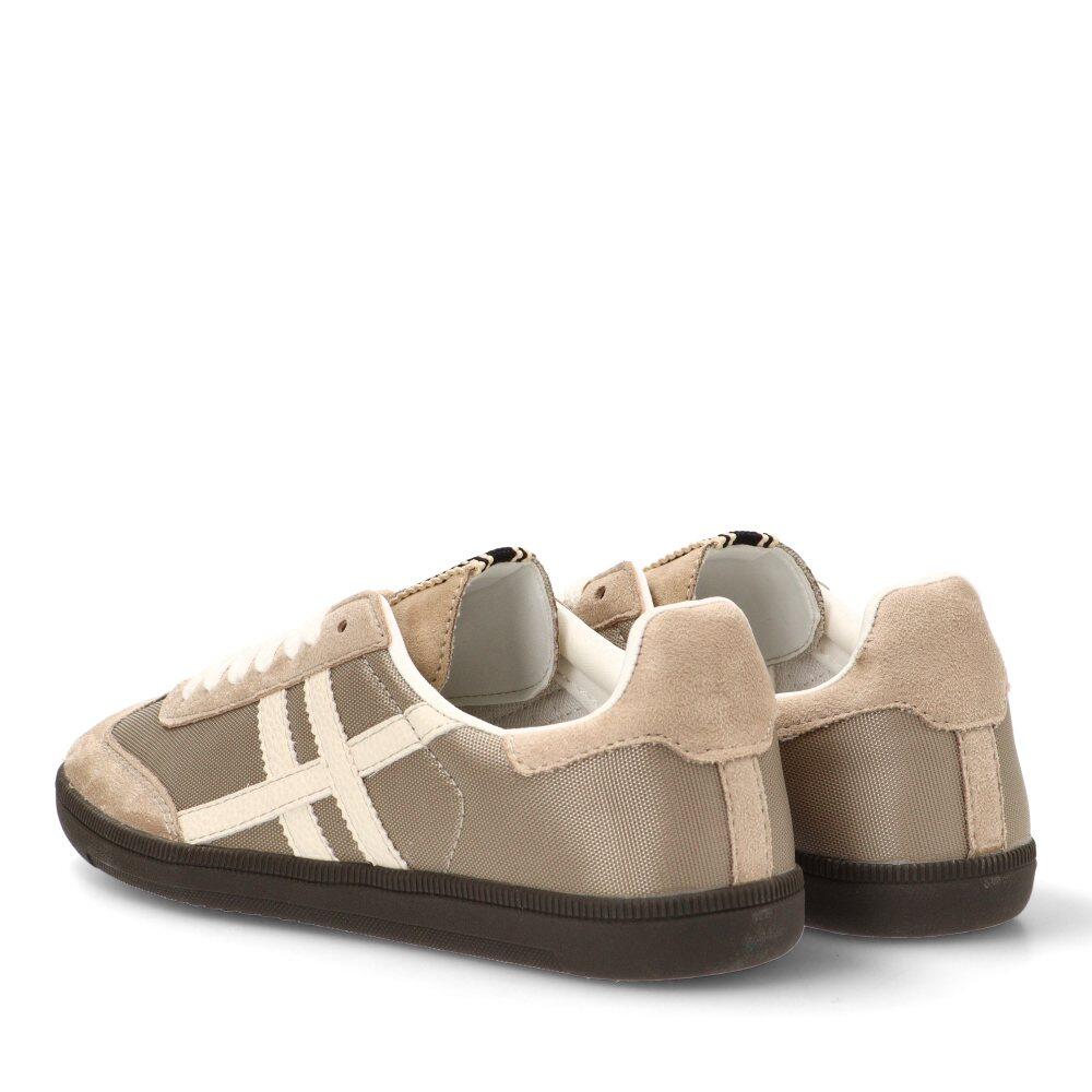 Deportivas Casual Mujer Suela Plana - Modelo M5520 Beige 4/6