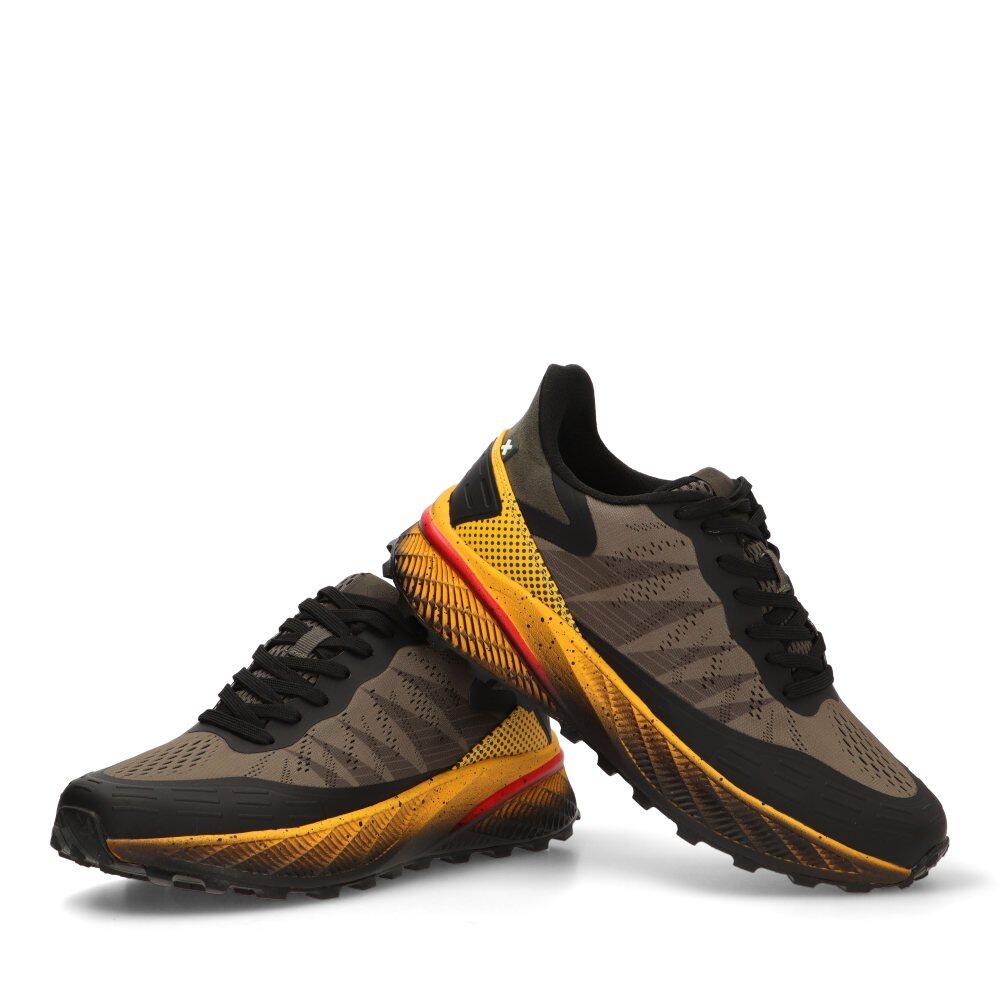 Deportivass Treking Hombre Suela Plana - Modelo 144713 Kakhi 5/6