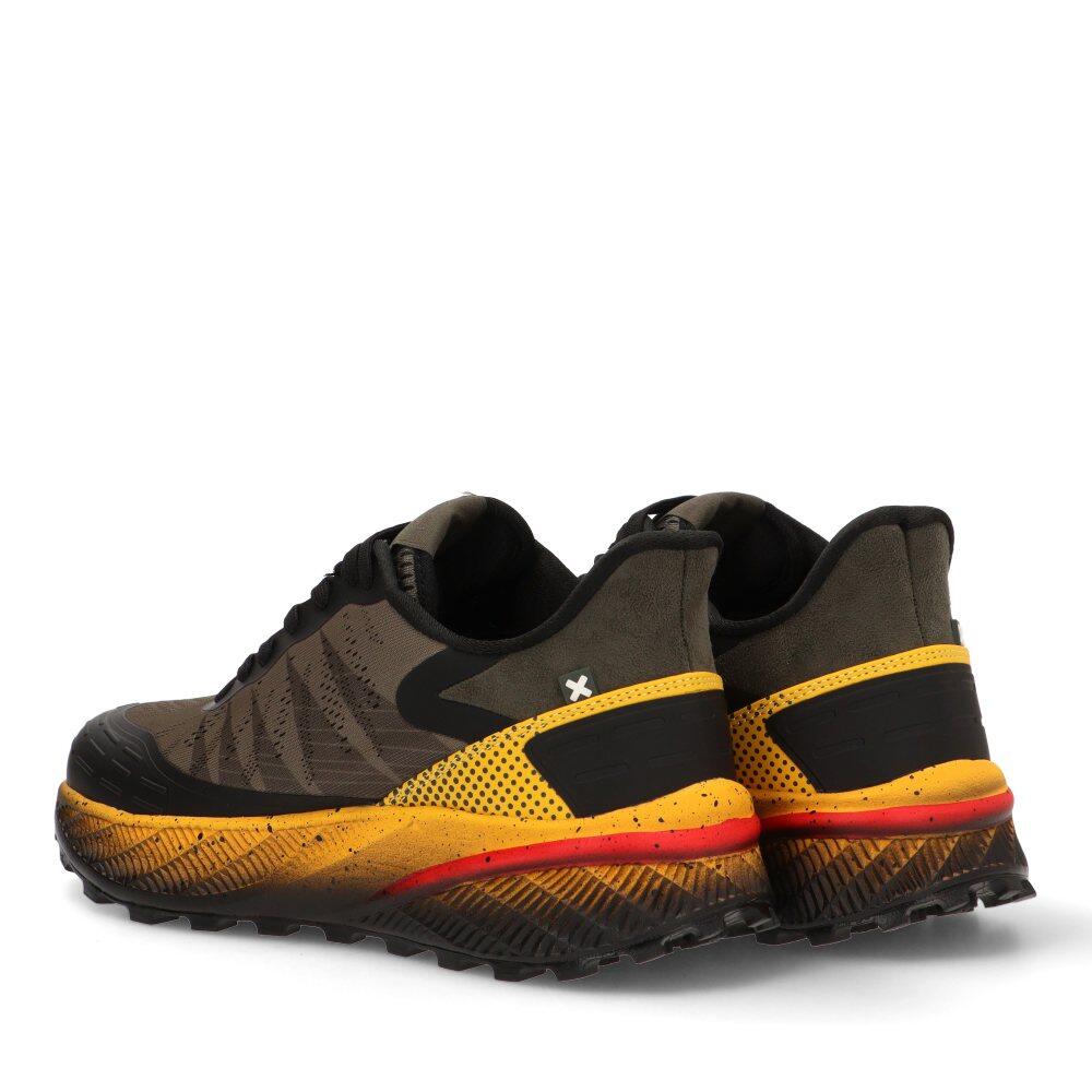 Deportivass Treking Hombre Suela Plana - Modelo 144713 Kakhi 4/6