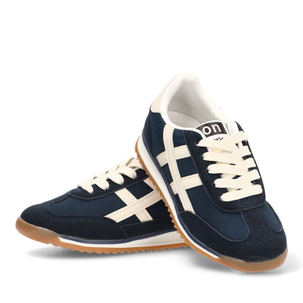 Deportivas Casual Niño Suela Plana - Modelo Rbs1536 Marino 5/6