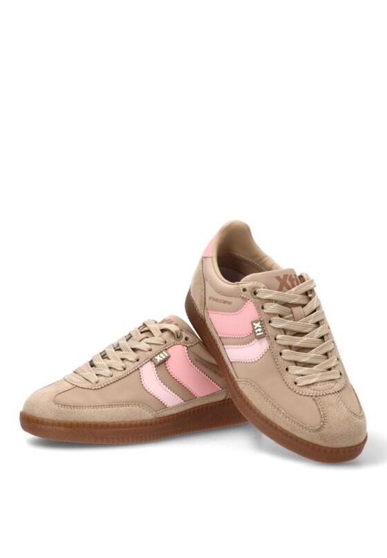 Deportivas Casual Mujer Suela Plana - Modelo 145052 Beige 5/6