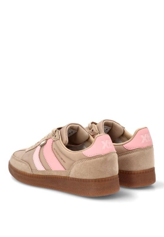 Deportivas Casual Mujer Suela Plana - Modelo 145052 Beige 4/6