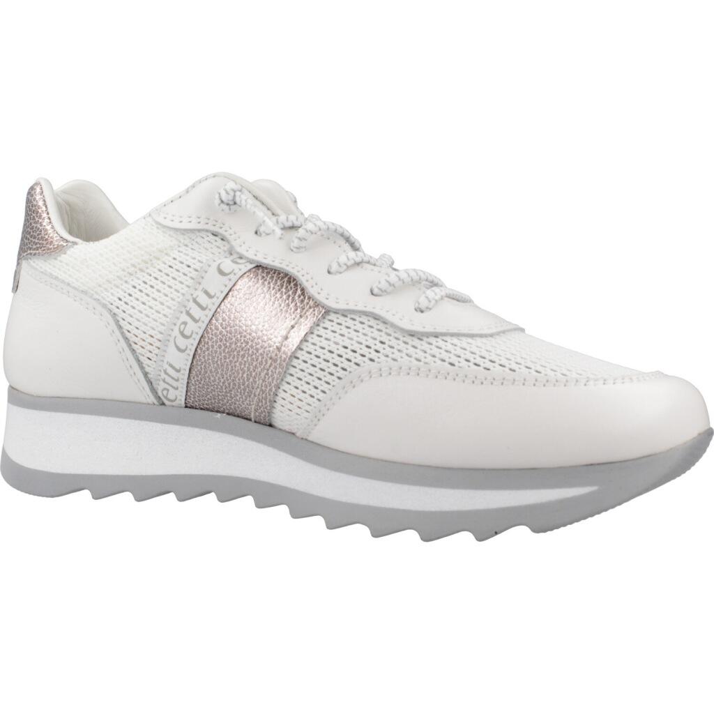 Deportivas Casual Mujer Suela Plana - Modelo C-849 Blanco 5/6