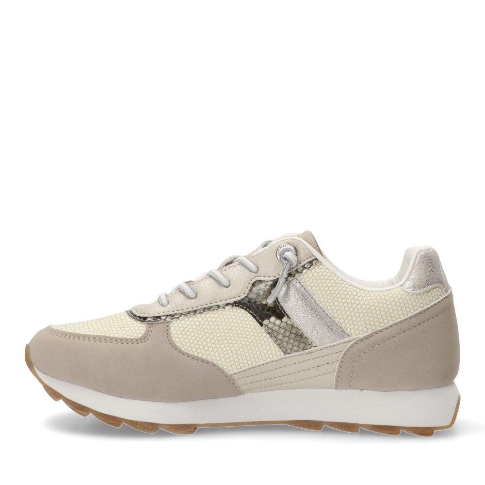 Deportivas Casual Mujer Suela Plana - Modelo 60447 Blanco 3/6
