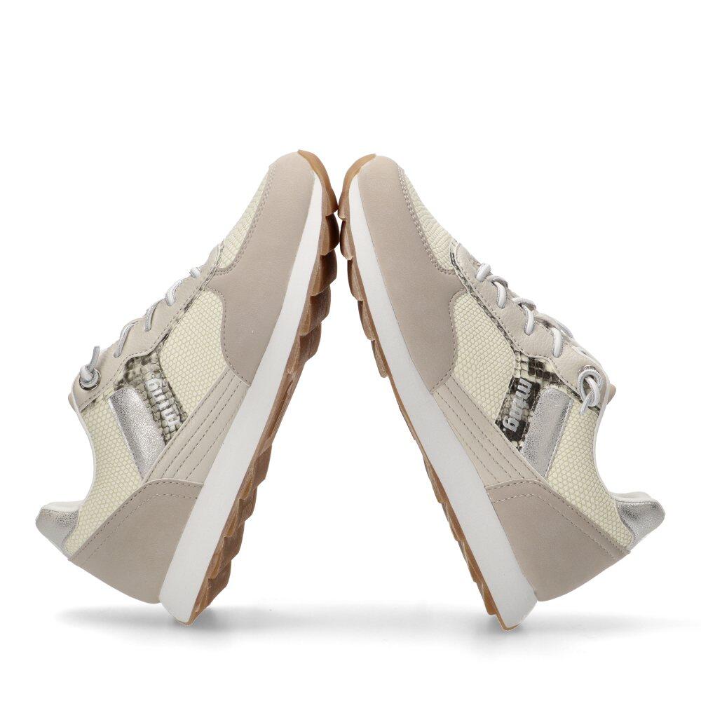 Deportivas Casual Mujer Suela Plana - Modelo 60447 Blanco 5/6