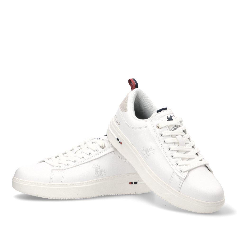 Deportivas Casual Hombre Suela Plana - Modelo Gpm524100 Blanco 5/6