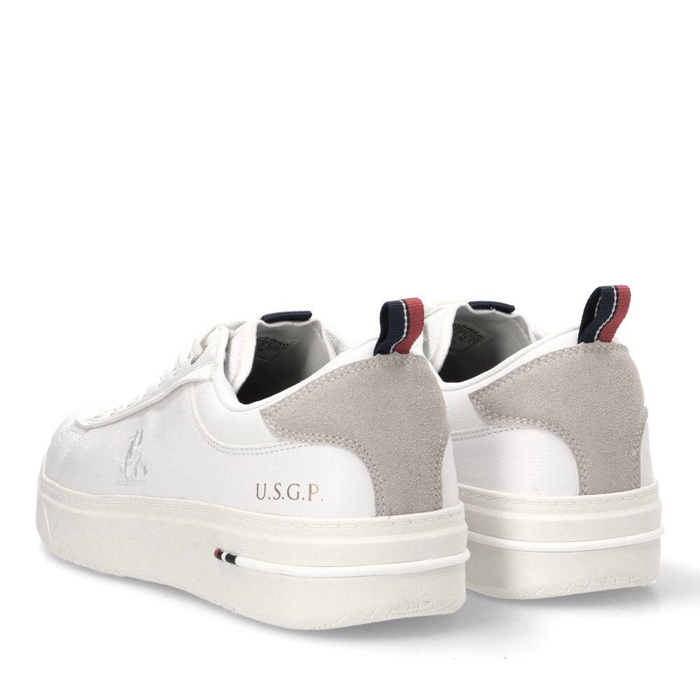 Deportivas Casual Hombre Suela Plana - Modelo Gpm524100 Blanco 4/6