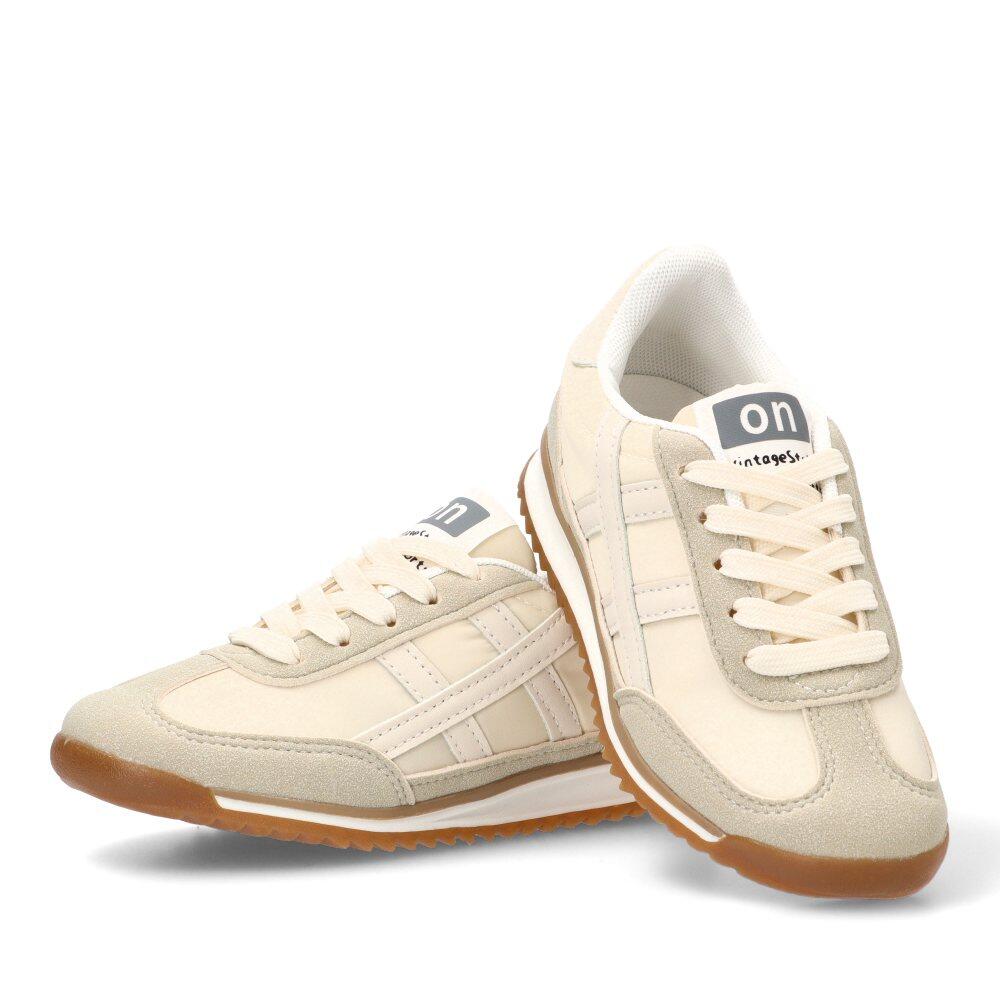 Deportivas Casual Niño Suela Plana - Modelo Rbs1536 Beige 5/6