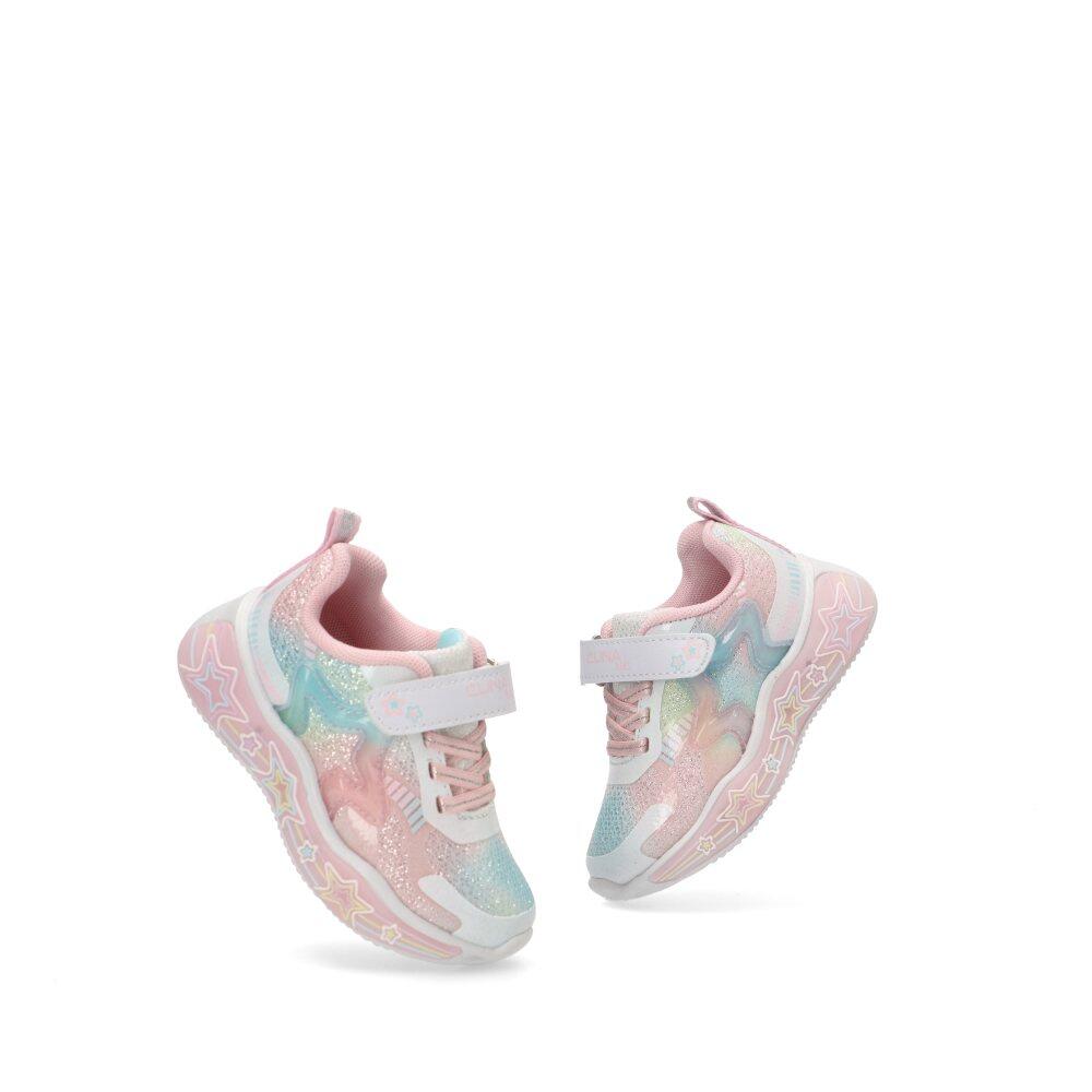Deportivas Casual Niña Suela Plana - Modelo Rbs1273 Blanco 5/6