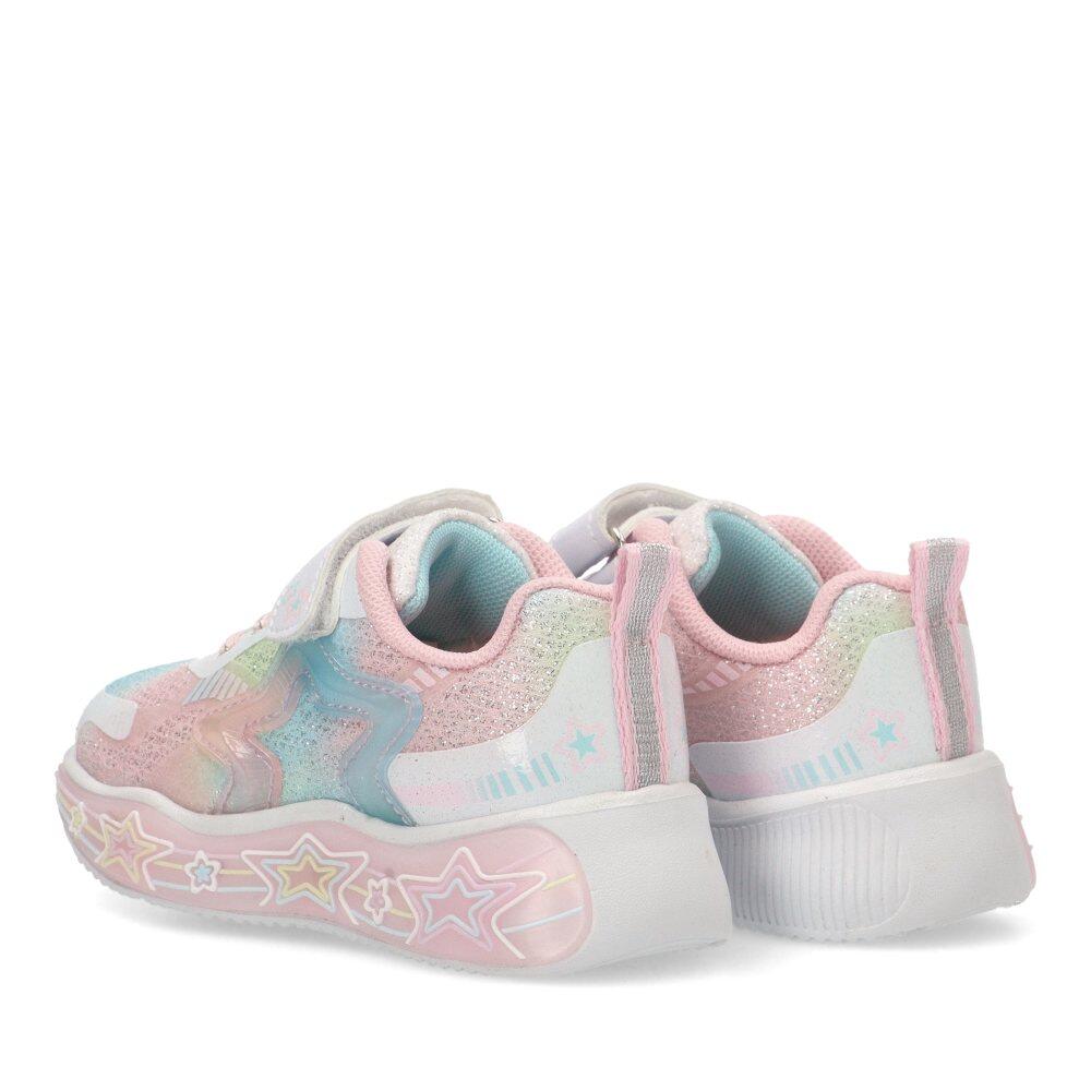 Deportivas Casual Niña Suela Plana - Modelo Rbs1273 Blanco 4/6