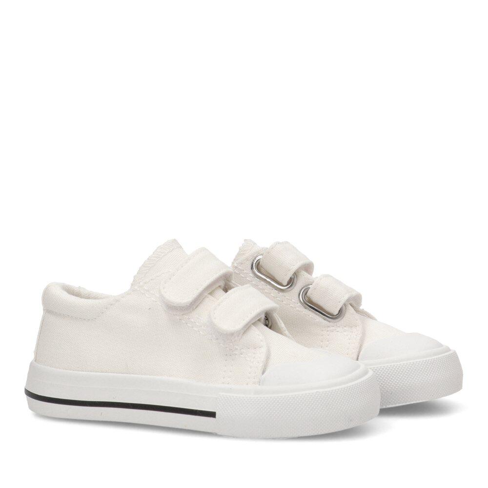 Deportivas Lona Niña Suela Plana - Modelo Rbs1263 Blanco 2/6