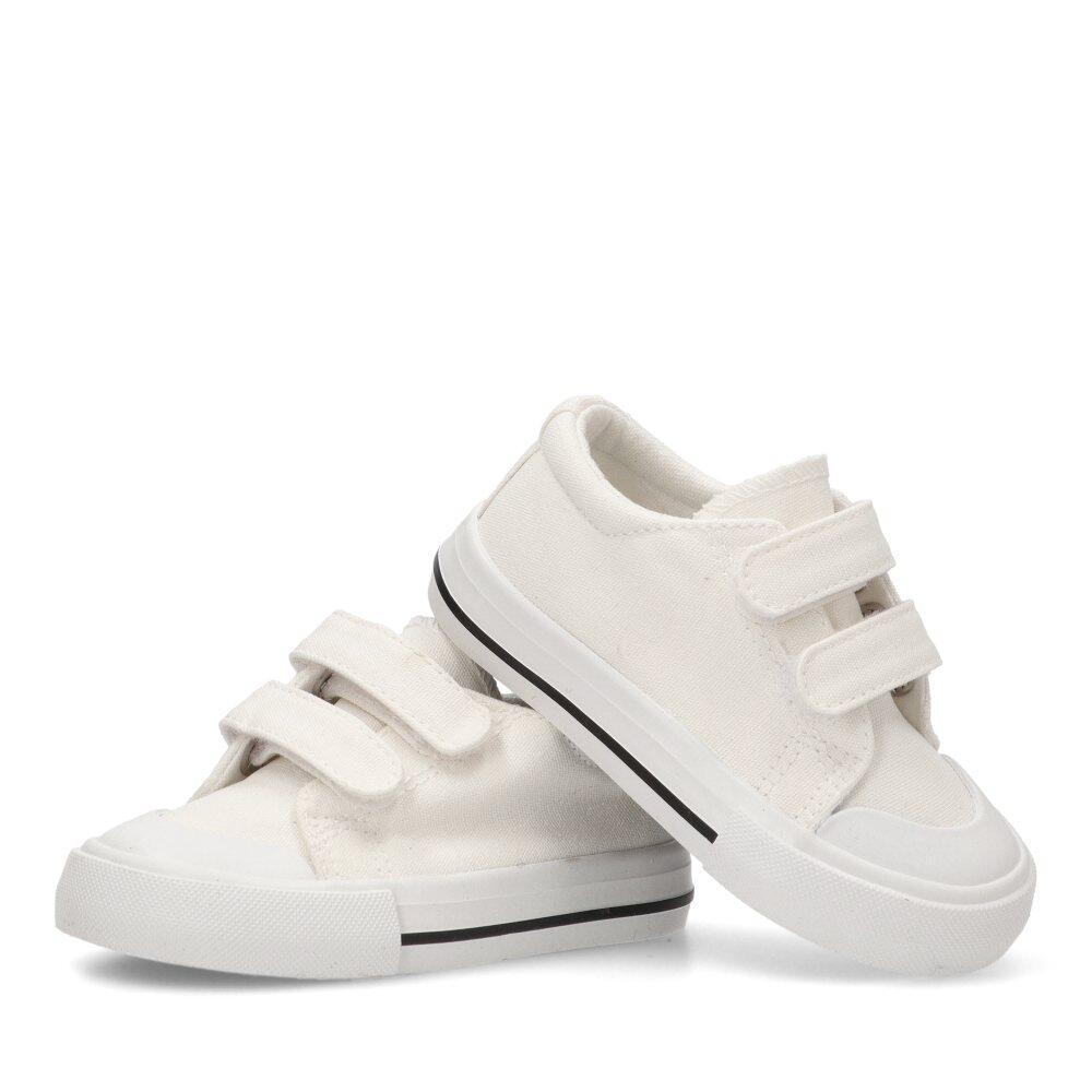 Deportivas Lona Niña Suela Plana - Modelo Rbs1263 Blanco 5/6