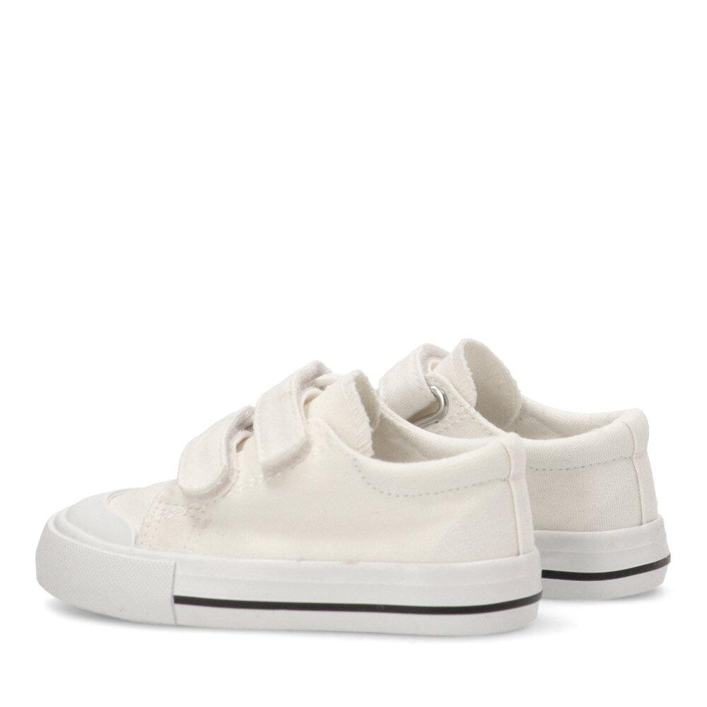 Deportivas Lona Niña Suela Plana - Modelo Rbs1263 Blanco 4/6
