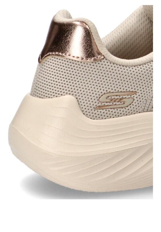 Deportivas Casual Mujer Suela Plana - Modelo 117679 Beige 6/6