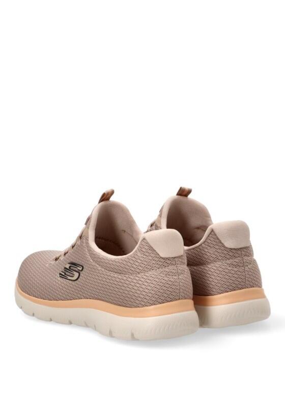 Deportivas Casual Mujer Suela Plana - Modelo 150268 Taupe 4/6