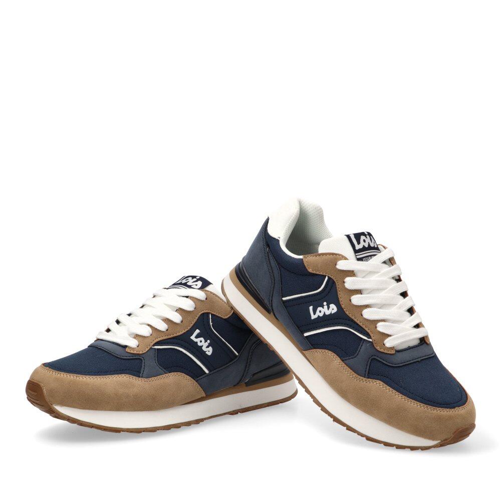 Deportivas Casual Hombre Suela Plana - Modelo 64525 Jeans 5/6