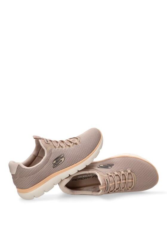 Deportivas Casual Mujer Suela Plana - Modelo 150268 Taupe 5/6