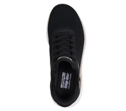 Zapatilla Mujer Skechers Slip-ins Bobs Squad Chaos Negra