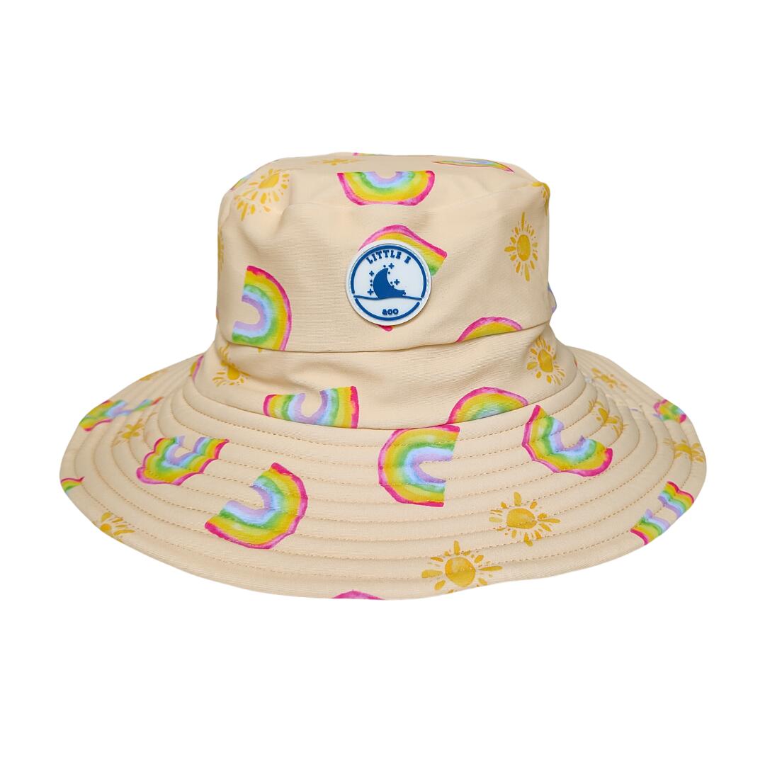 Little E & Co Reversible Swim Hat - Rainbows