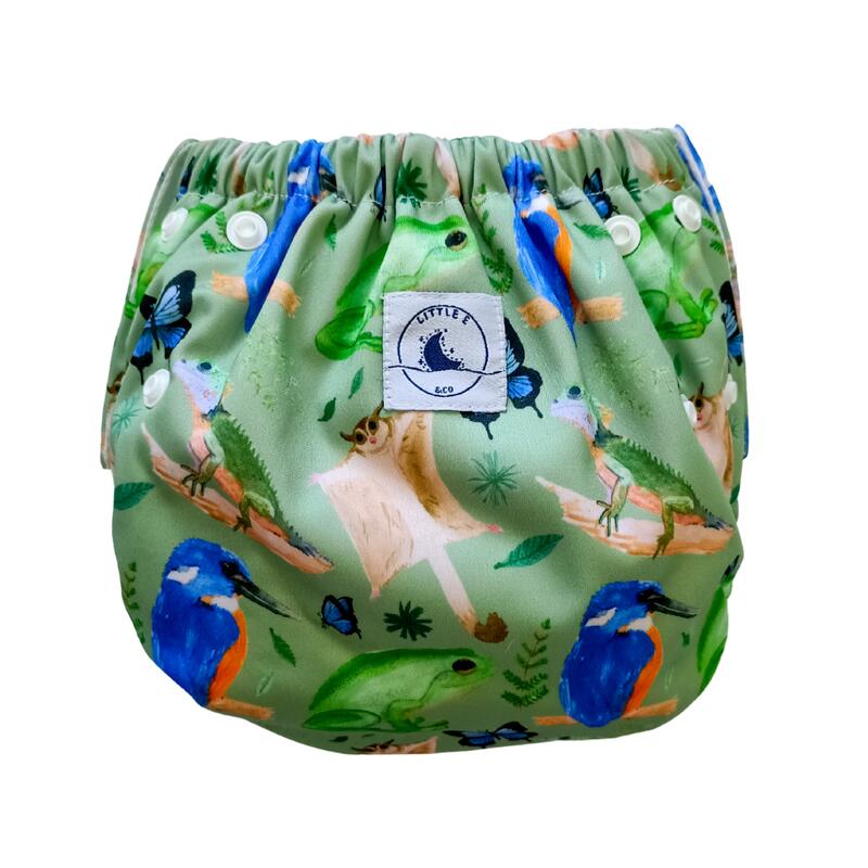 Little E and Co Reusable Swim Nappy - Forest