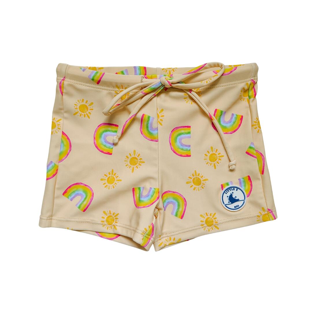 Little E & Co Swim Shorts - Rainbows