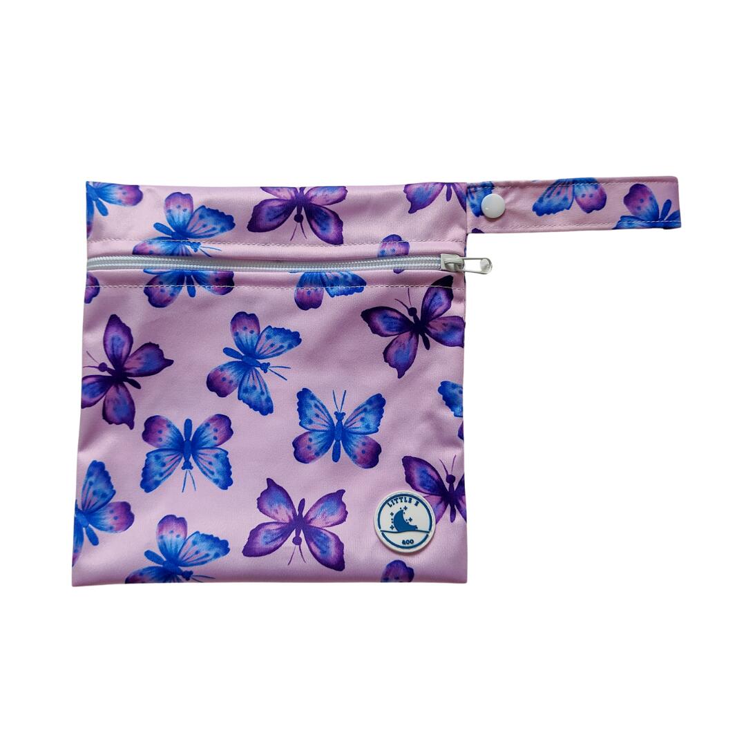 Little E & Co Reusable Mini Wet Bag - Butterflies