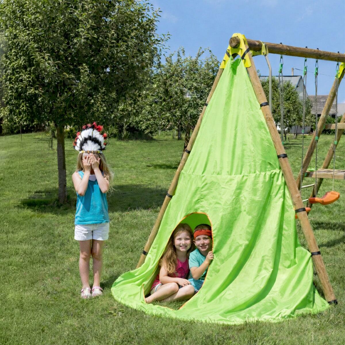 Tipi, vert et orange 2/3