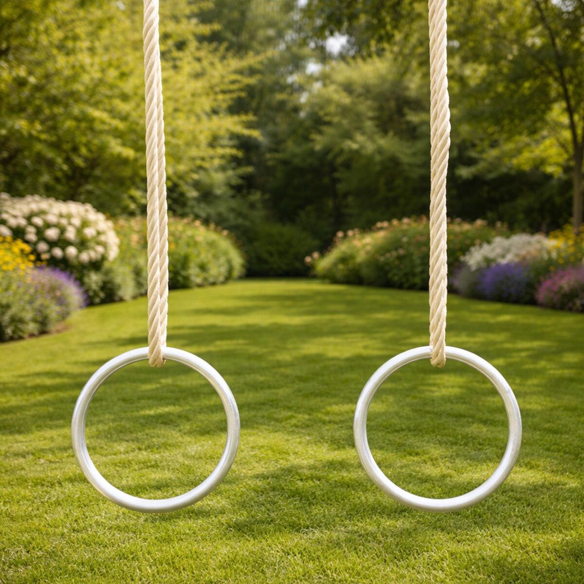 Jeux d'anneaux métal pour portique 3,00 / 3,50m 4/5