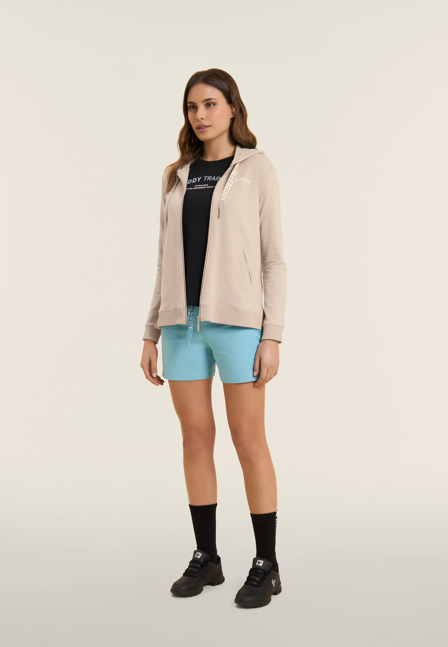 Sudadera con cremallera y capucha FREDDY con cremallera y cordón de ajuste 5/5