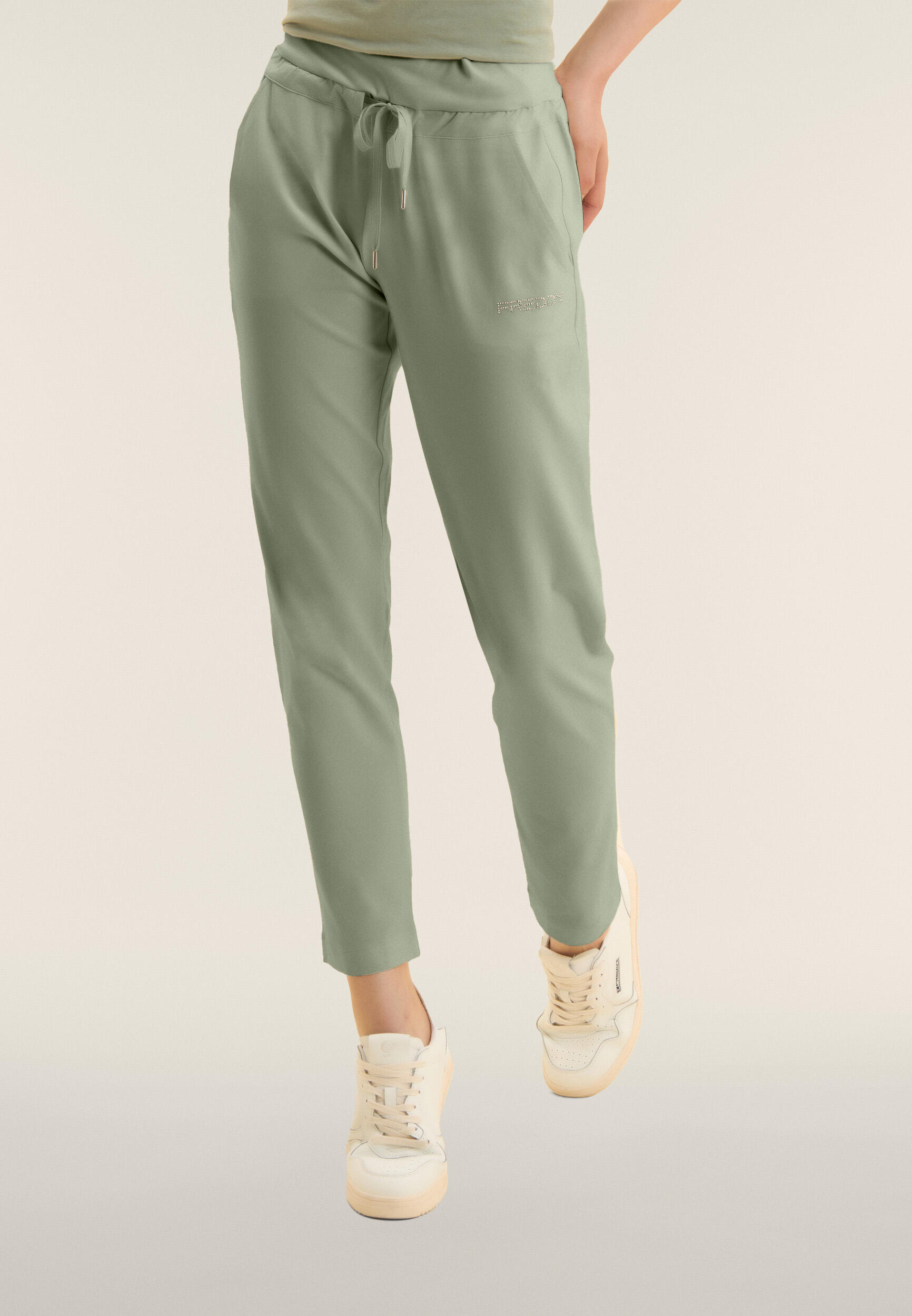Pantaloni Sportivi con Coulisse in Jersey Elasticizzato 2/4