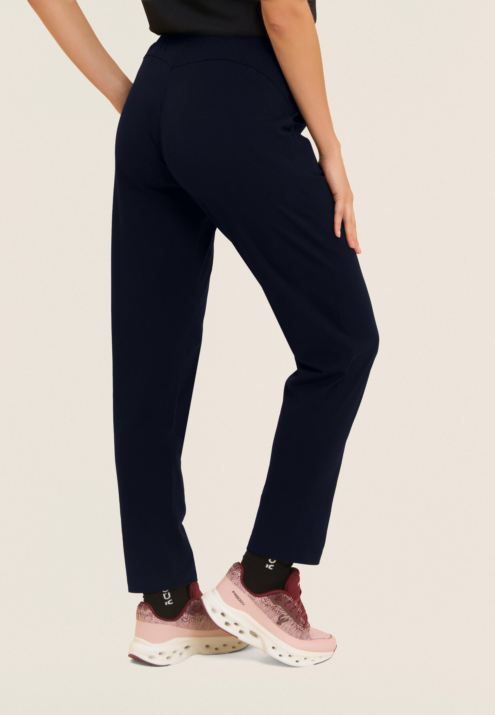 Pantaloni Sportivi Regular con Vita in Costina e Logo FREDDY 3/5