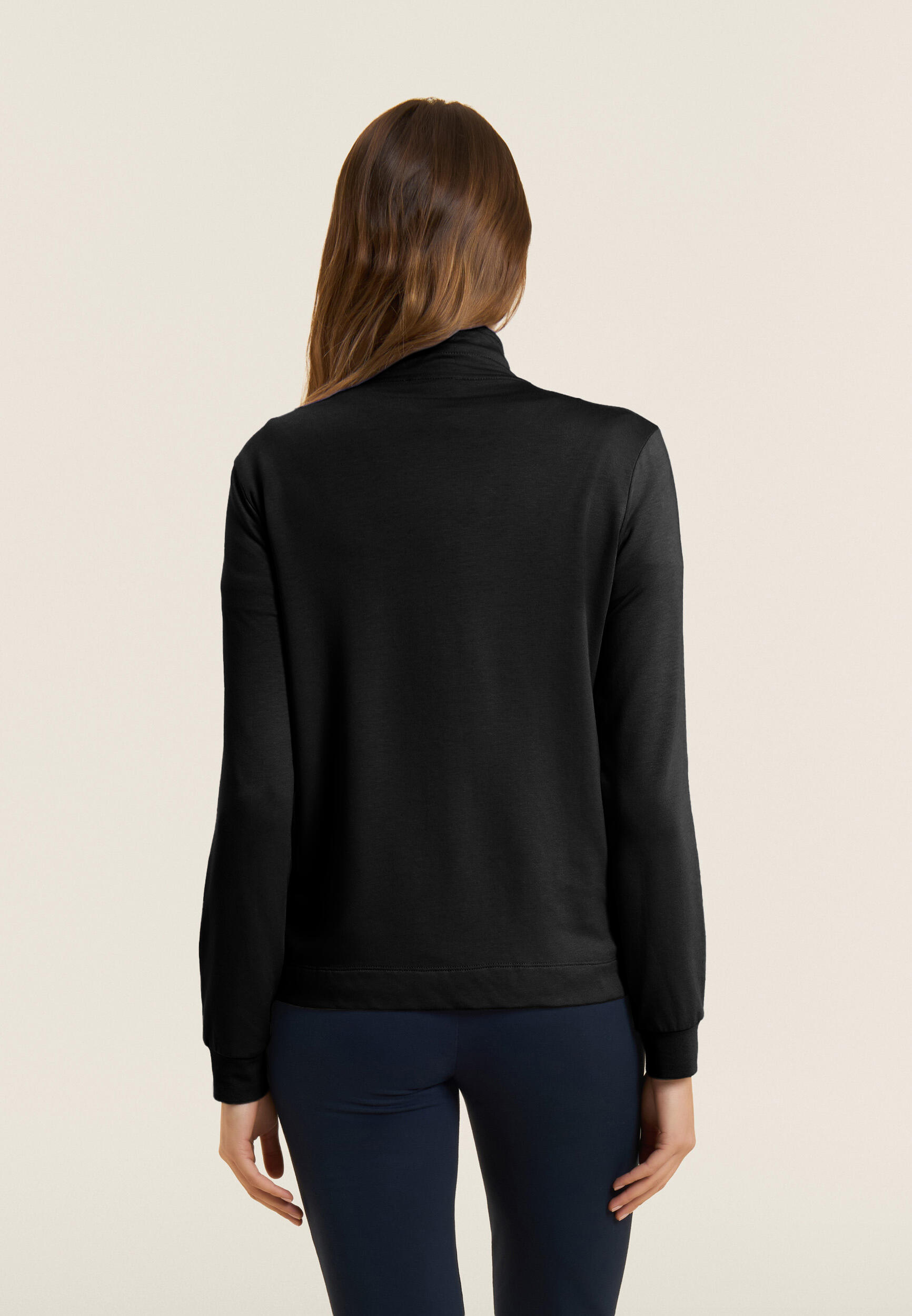 Felpa Zip e Collo Alto con logo FREDDY in strass 3/5