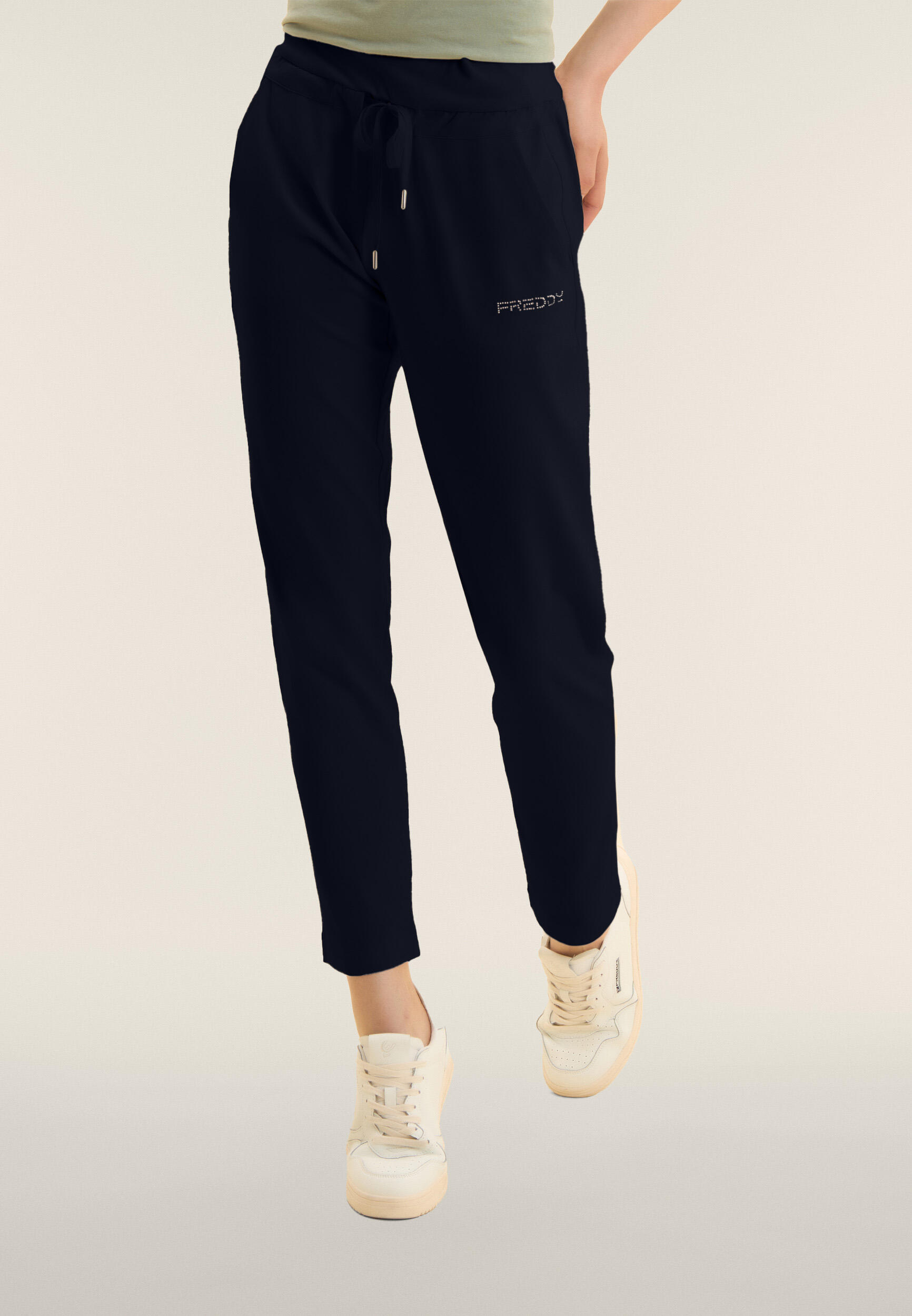 Pantaloni Sportivi con Coulisse in Jersey Elasticizzato 2/4