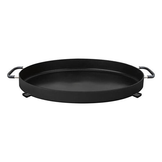 Grillpfanne Camping Grill Pfanne Outdoor BBQ Fisch Fleisch Rund 46 cm