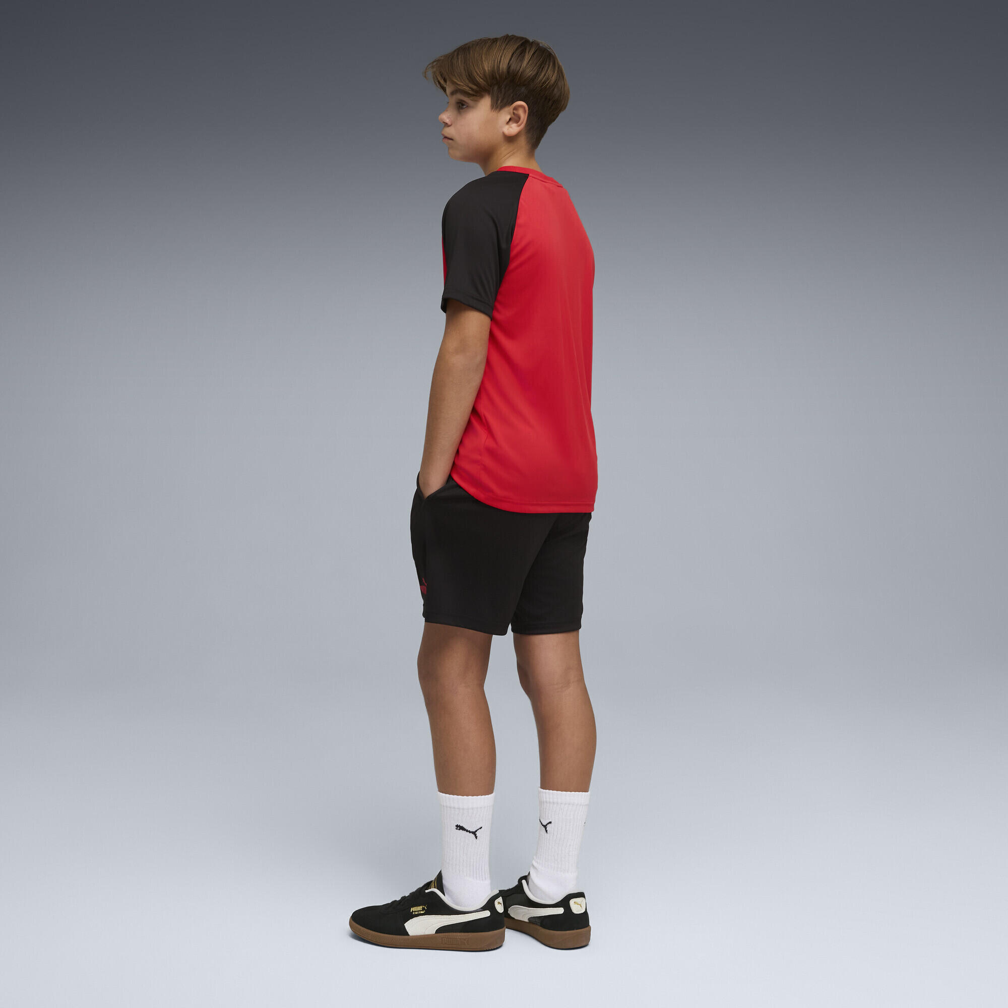 Completo T-shirt e shorts Essentials Poly con logo No. 1 per ragazzi PUMA 3/5