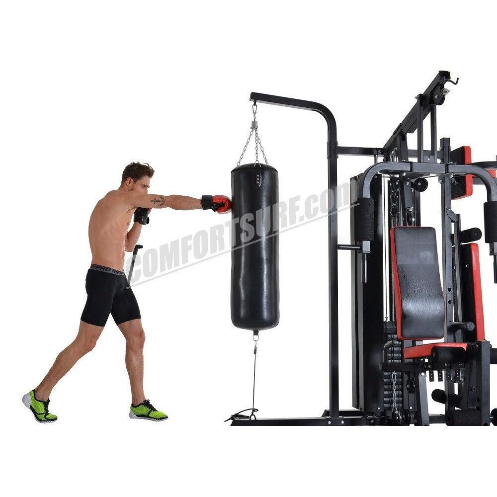 Tri Stack Exercise Machine 210KG Gym Fitness 3 Stack Multi Station Strength Trainer Training ...