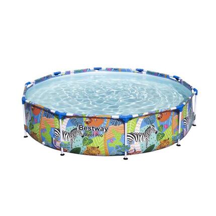Bestway Piscine hors sol tubulaire ronde Bestway Steel Pro 305 x 66 cm bleu