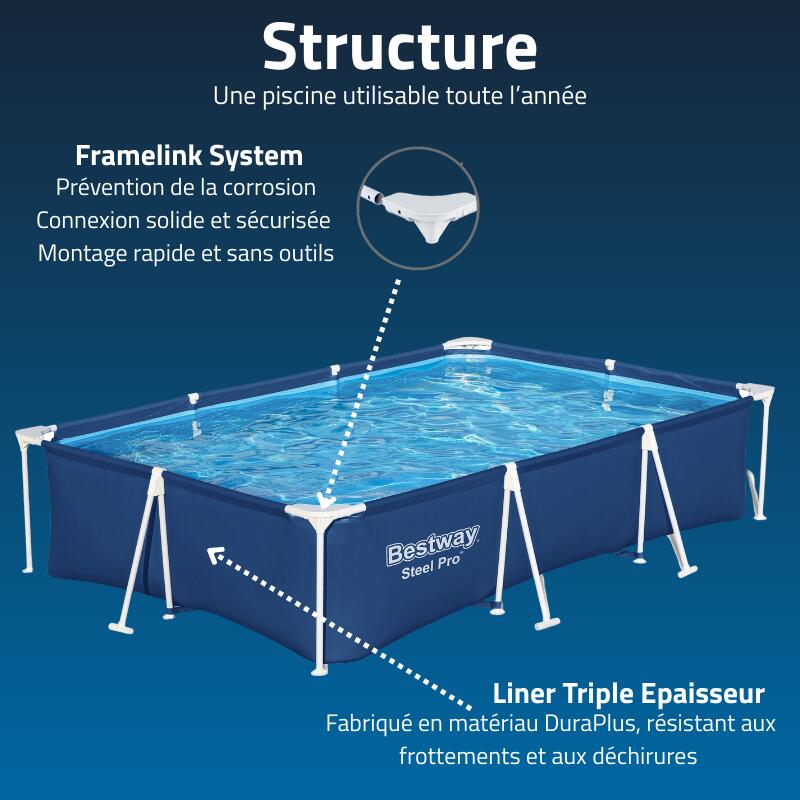 Piscine Démontable Bestway 201 x 300 x 66 cm 6/7