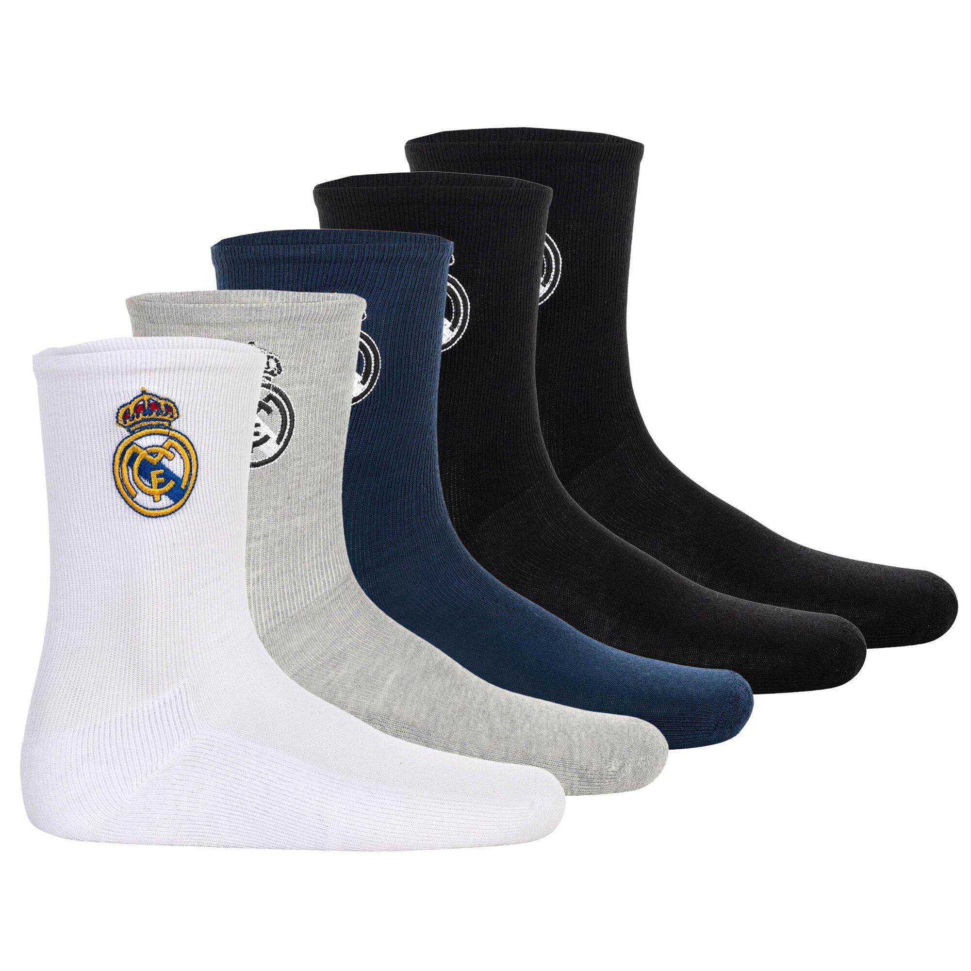 Socken Unisex 5er Pack Stretch-RM Kids Crew Socks 5-Pack Embroidery 1/7