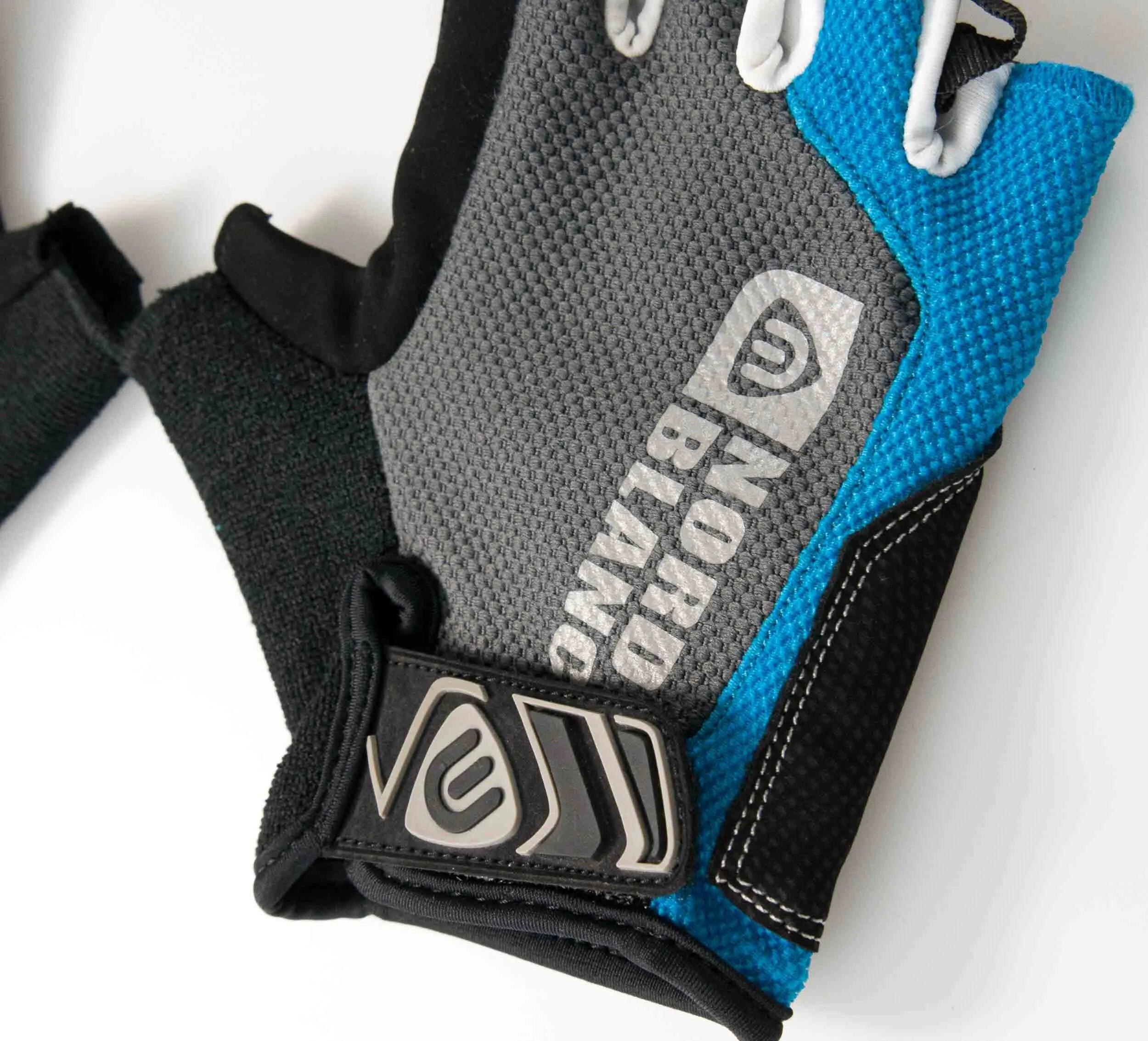 Guantes de ciclismo Nordblanc azul - puño acolchado de gel 5/7