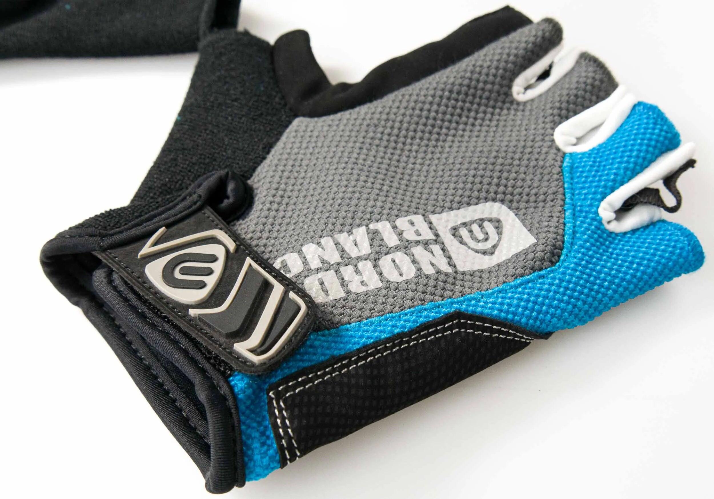 Guantes de ciclismo Nordblanc azul - puño acolchado de gel 4/7