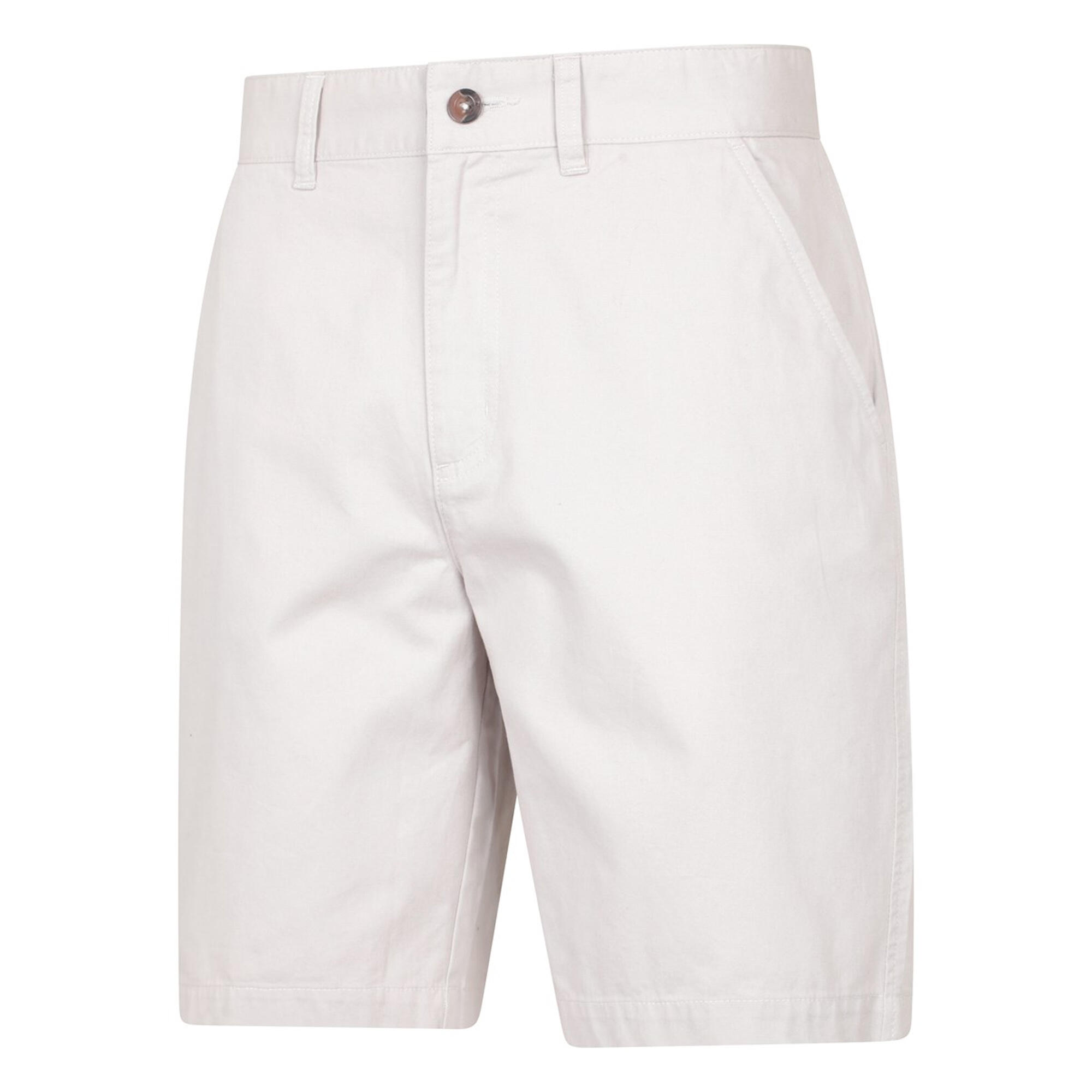 Pantaloncini Chino Uomo Mountain Warehouse Bianco Spento 3/4