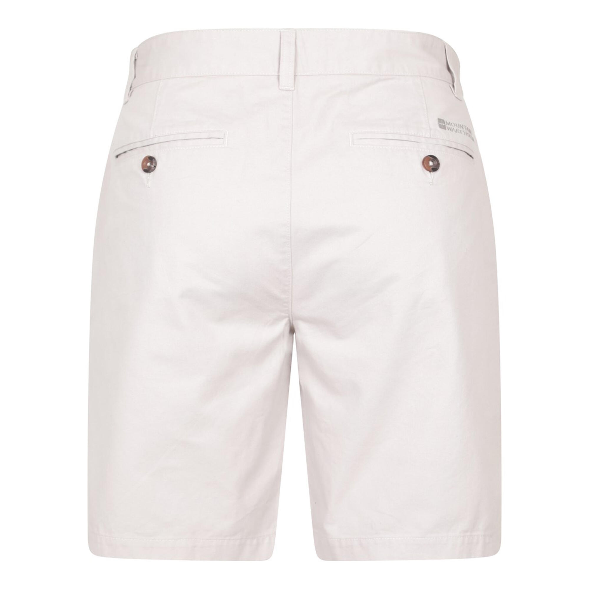 Pantaloncini Chino Uomo Mountain Warehouse Bianco Spento 2/4