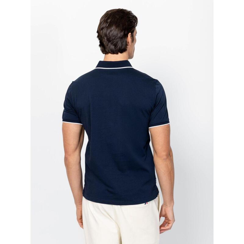 Tricou cu mânecă scurtă, cu guler, pentru bărbați DENILOS